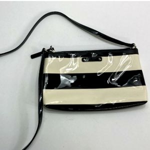 Kate Spade Cream & Black Stripe Purse